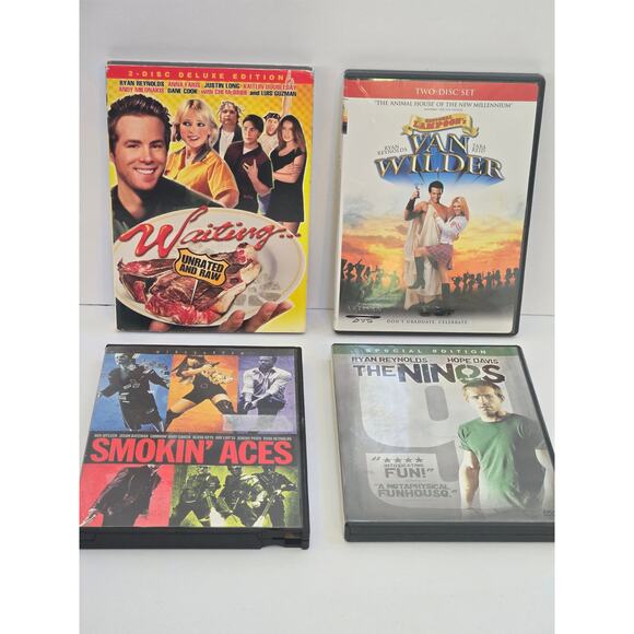 Ryan Reynolds Comedy Bundle DVD 4 Movie Collection | Van Wilder | Waiting & More - Picture 1 of 3